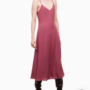 NWT Wilfred Mauve Mididress by Aritzia 💜